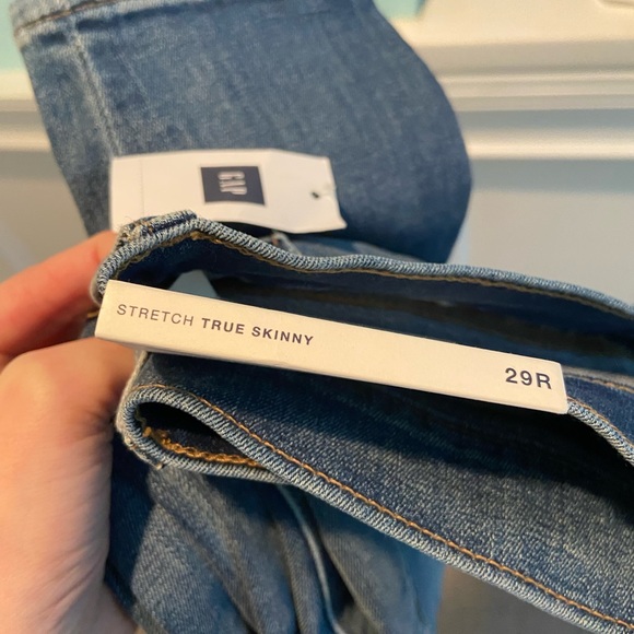 Gap True Skinny Stretch Mid Rise Jeans 29R (NWT) - Picture 5 of 11